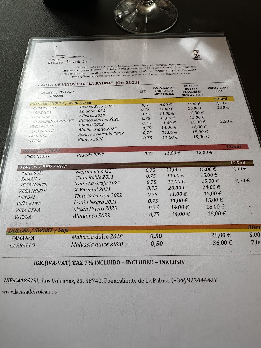 Menu La Casa Del Volcán-7